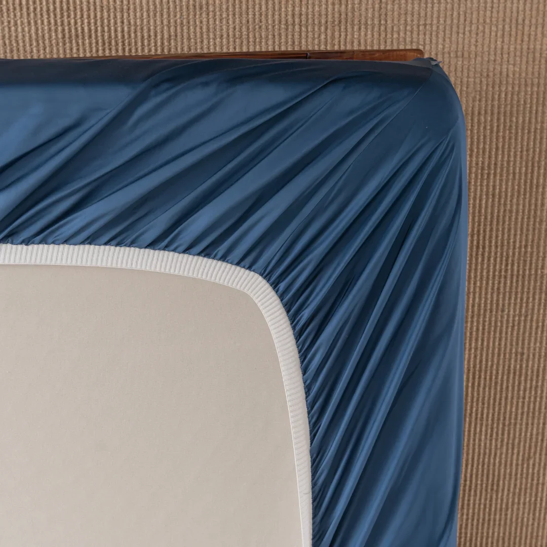 Bamboo Fitted Sheet - Midnight - Image 5