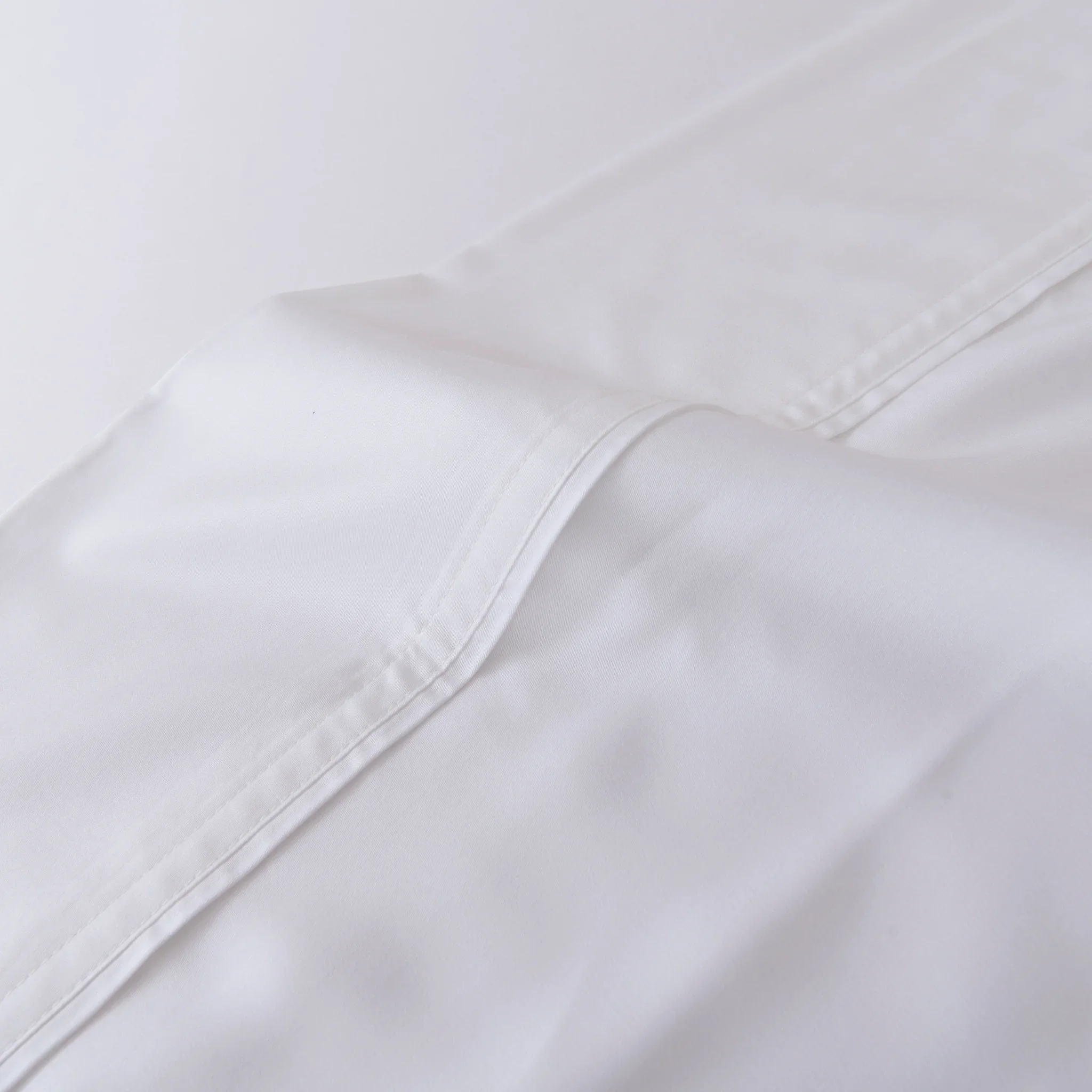 Bamboo Fitted Sheet - White - Image 4