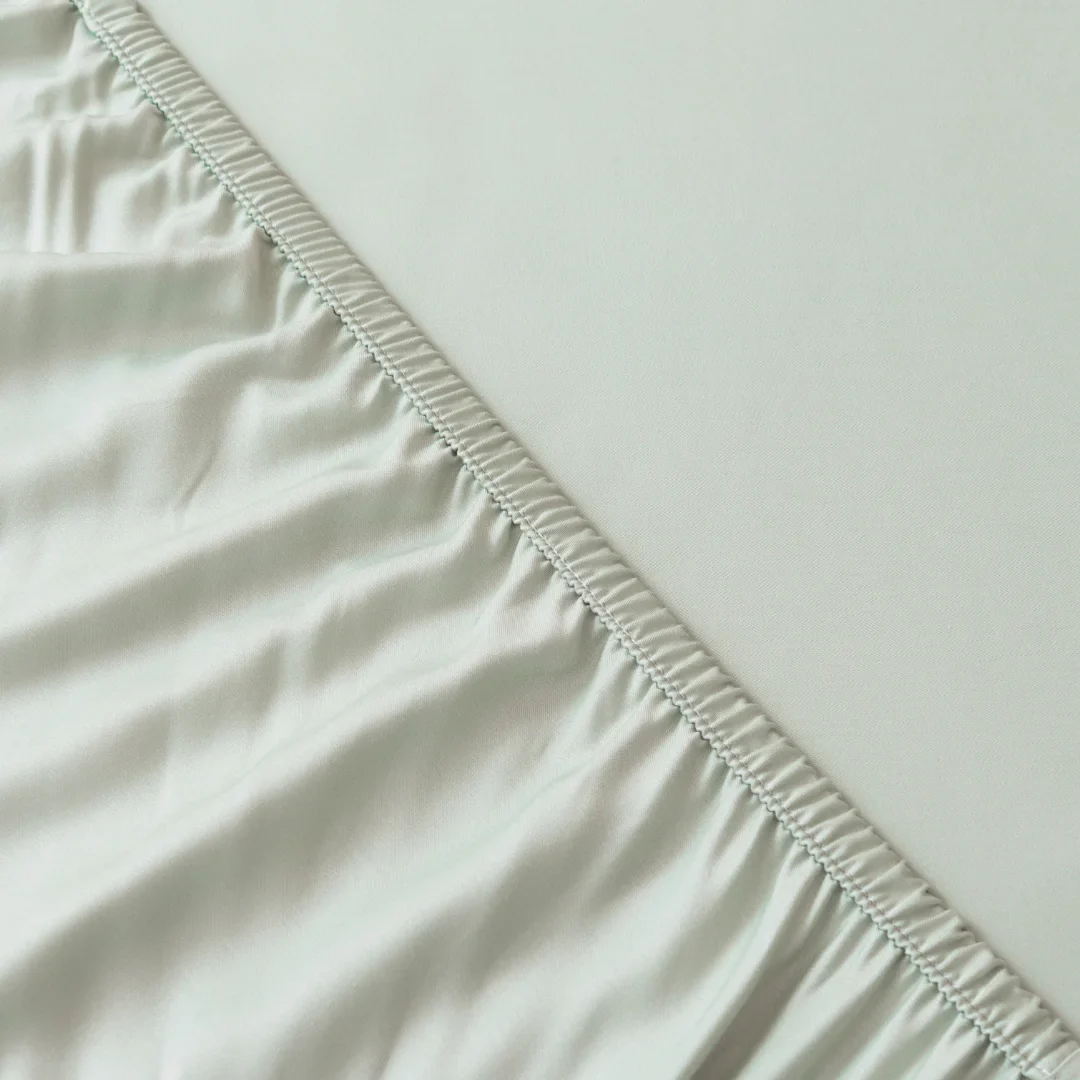 Bamboo Fitted Sheet - Sage - Image 3
