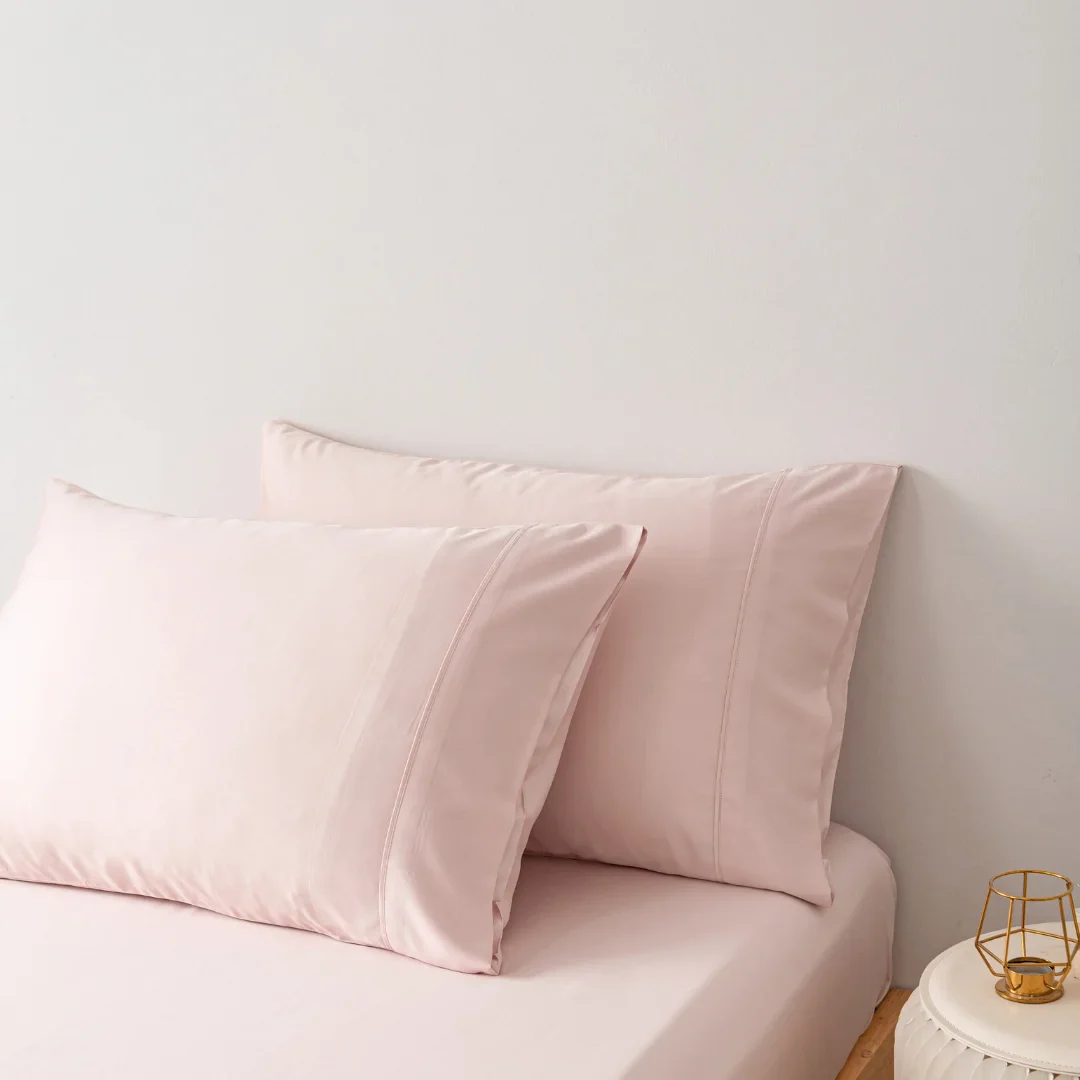 Bamboo Pillowcase Set - Blush - Image 3