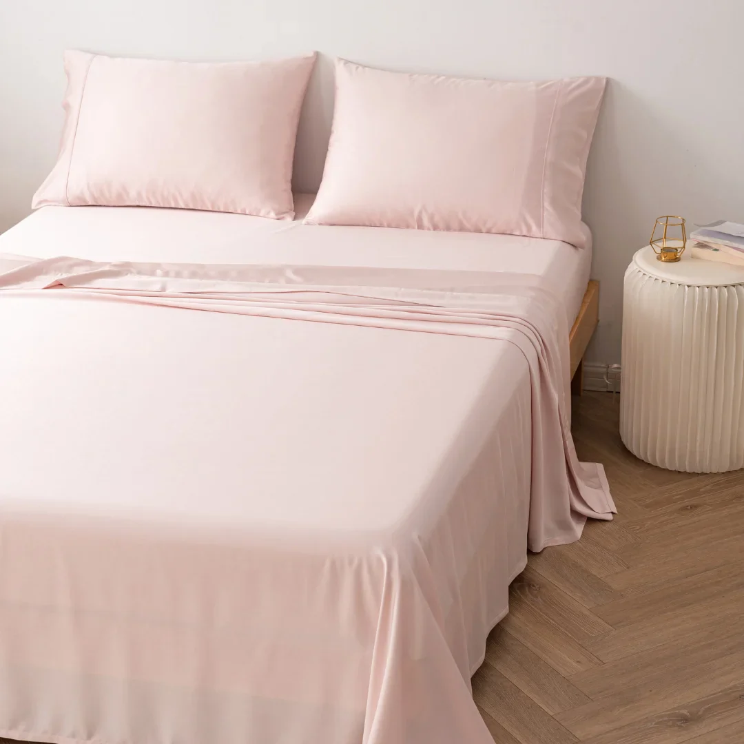 Bamboo Pillowcase Set - Blush - Image 5
