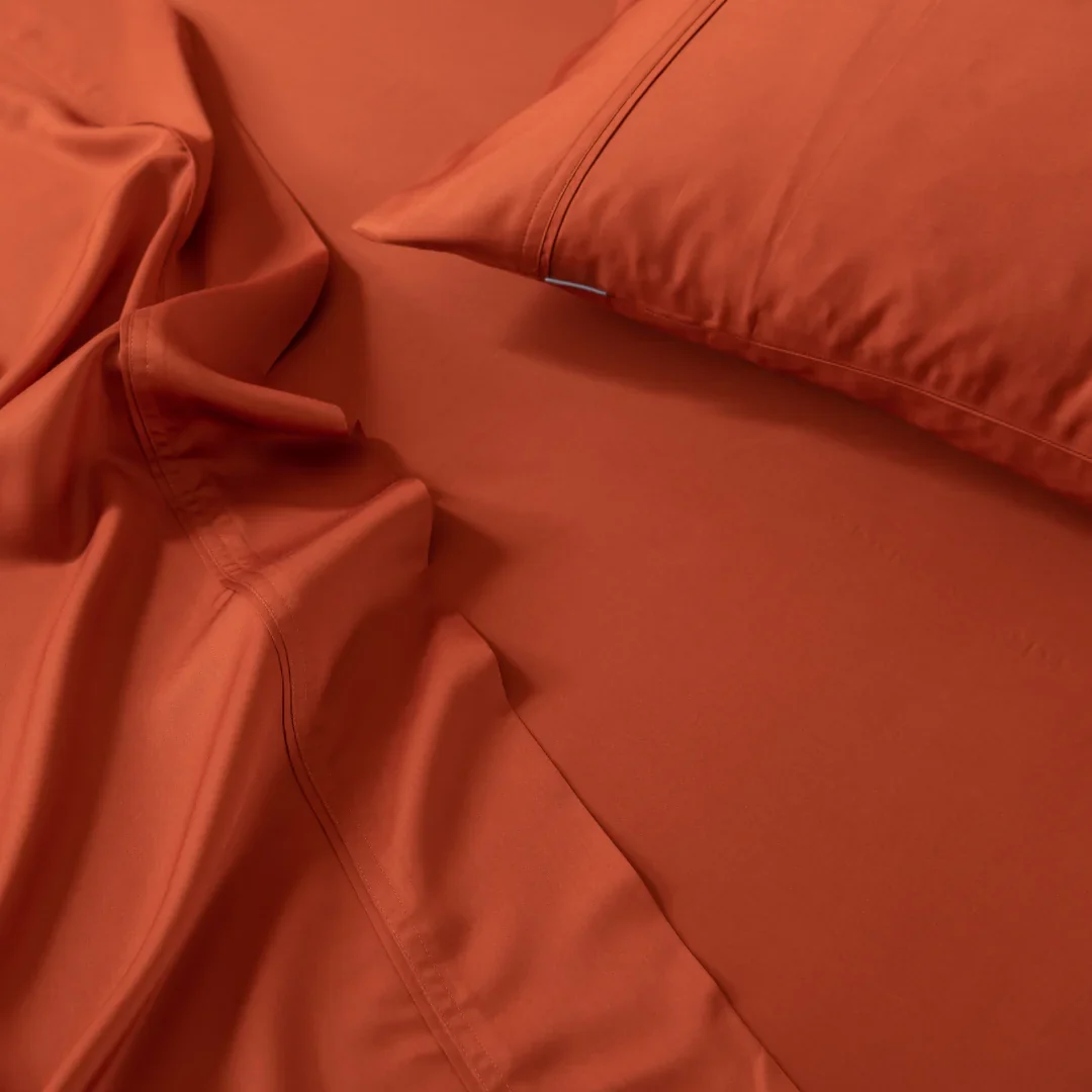 Bamboo Pillowcase Set - Copper Sunset - Image 3
