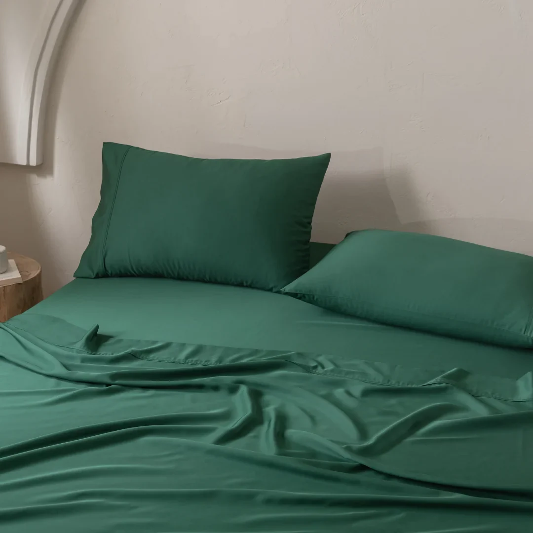 Bamboo Pillowcase Set - Evergreen - Image 4