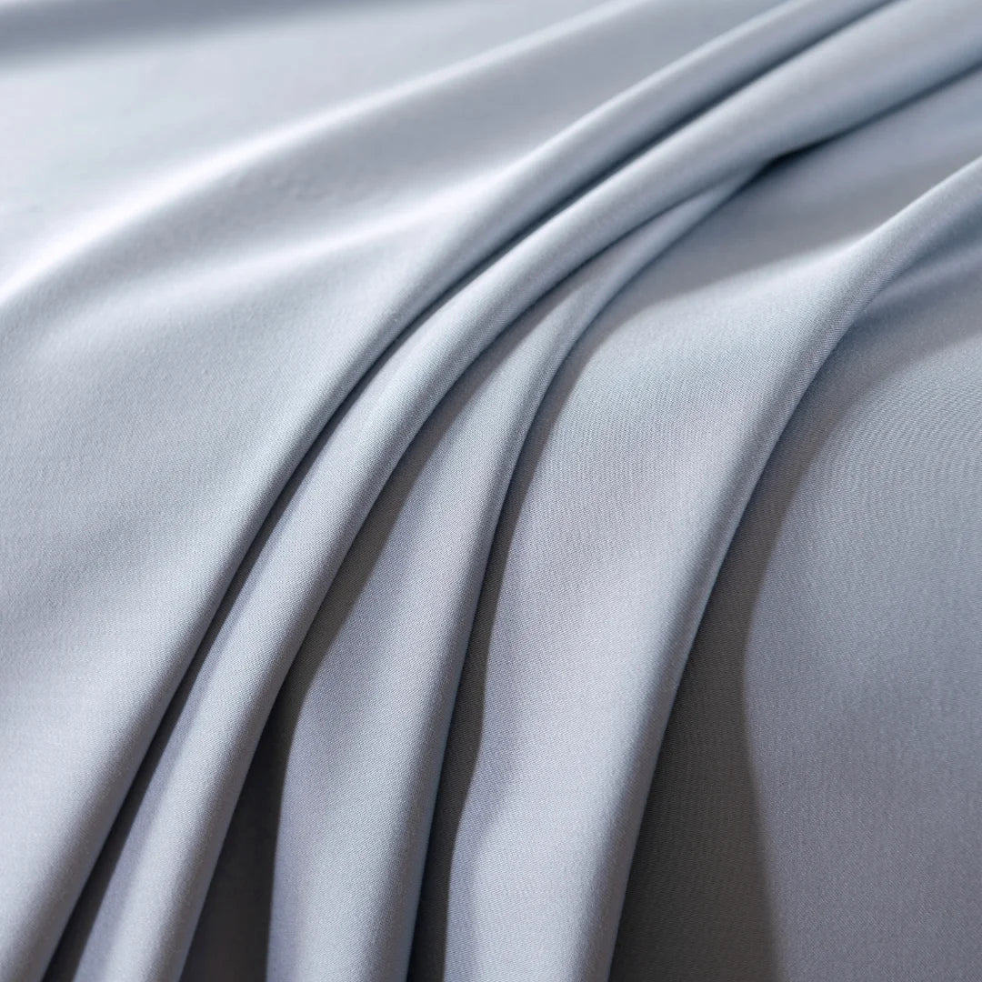 Bamboo Pillowcase Set - Pale Blue - Image 5