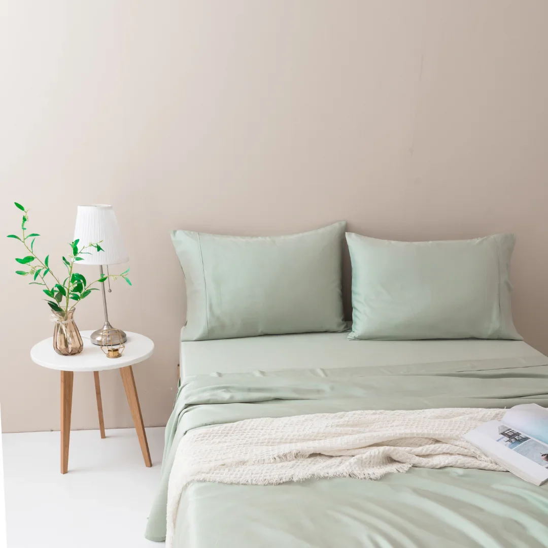 Bamboo Pillowcase Set - Sage - Image 5