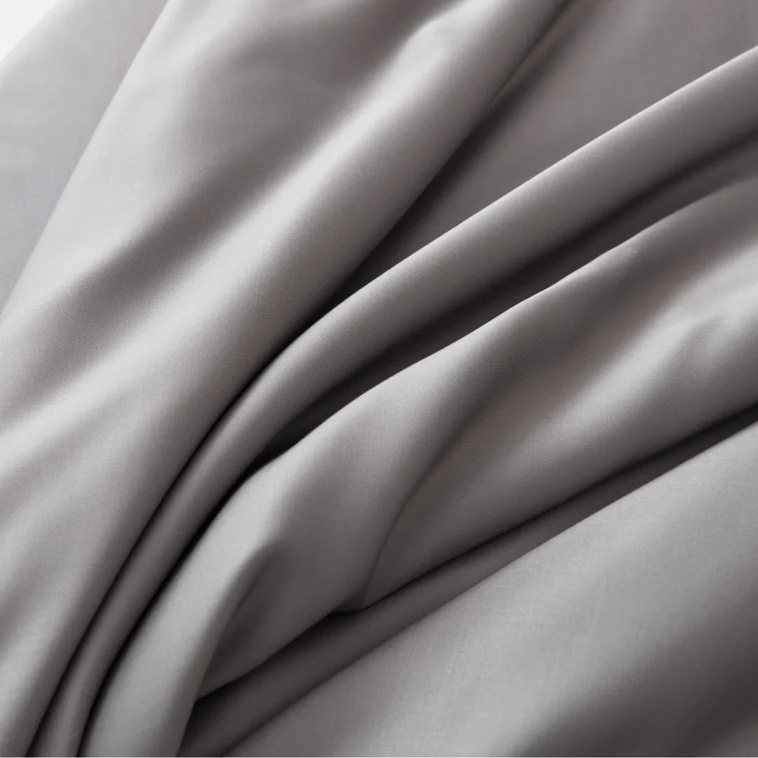 Bamboo Pillowcase Set - Stone Grey - Image 4