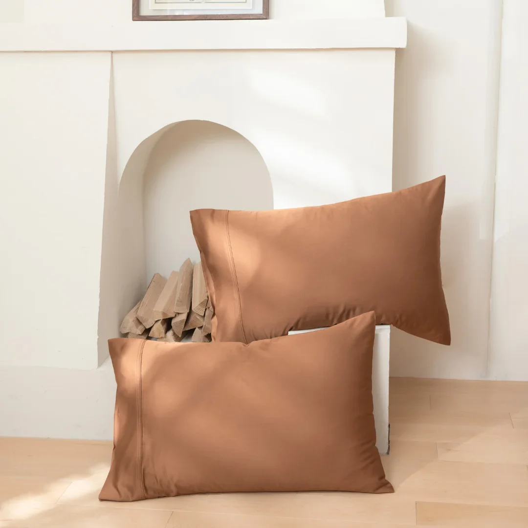 Bamboo Pillowcase Set - Terracotta - Image 3