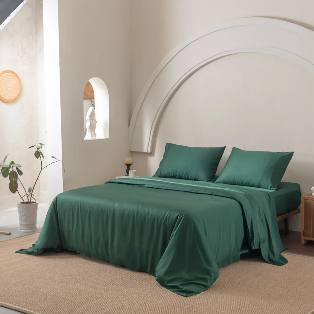 Bamboo Quilt Cover - Evergreen - Image 4