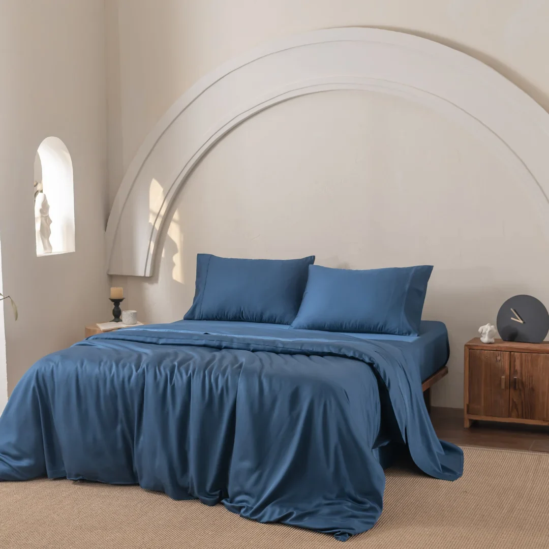 Bamboo Quilt Cover - Midnight - Image 4