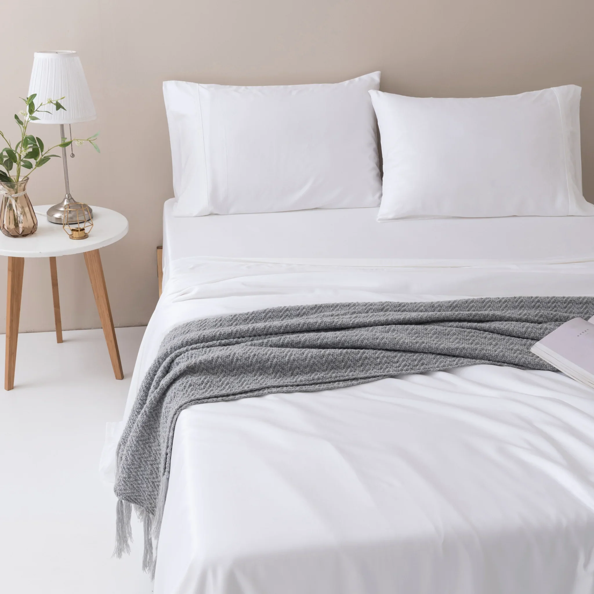 Bamboo Sheet Set - White - Image 3