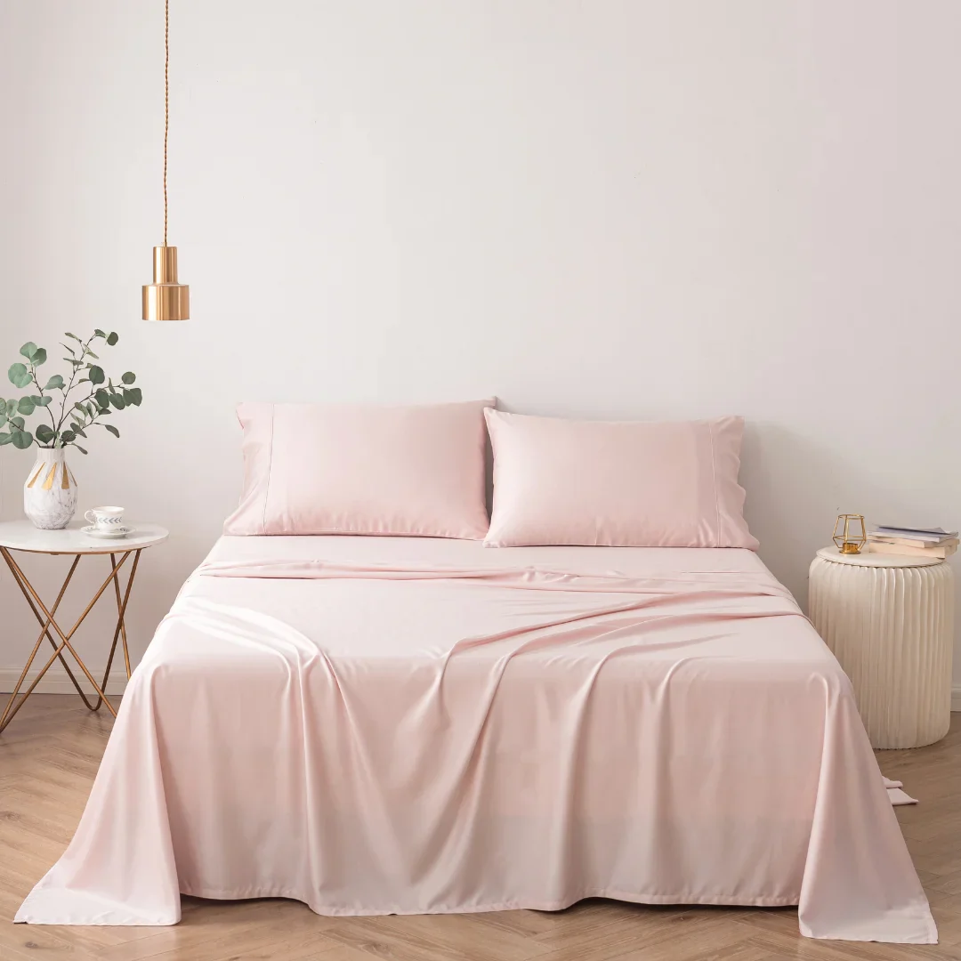 Bamboo Sheet Set - Blush - Image 4