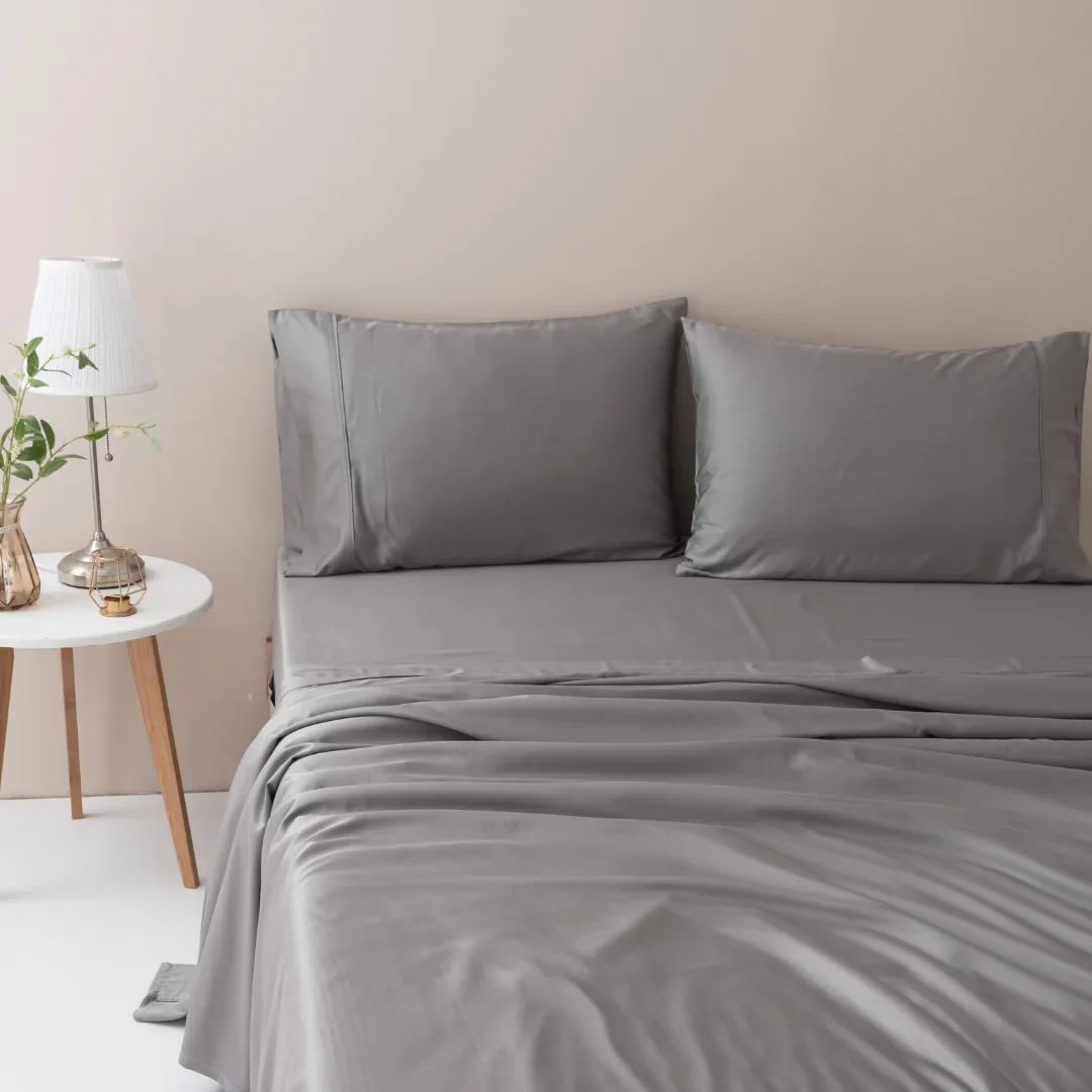 Bamboo Sheet Set - Stone Grey - Image 3