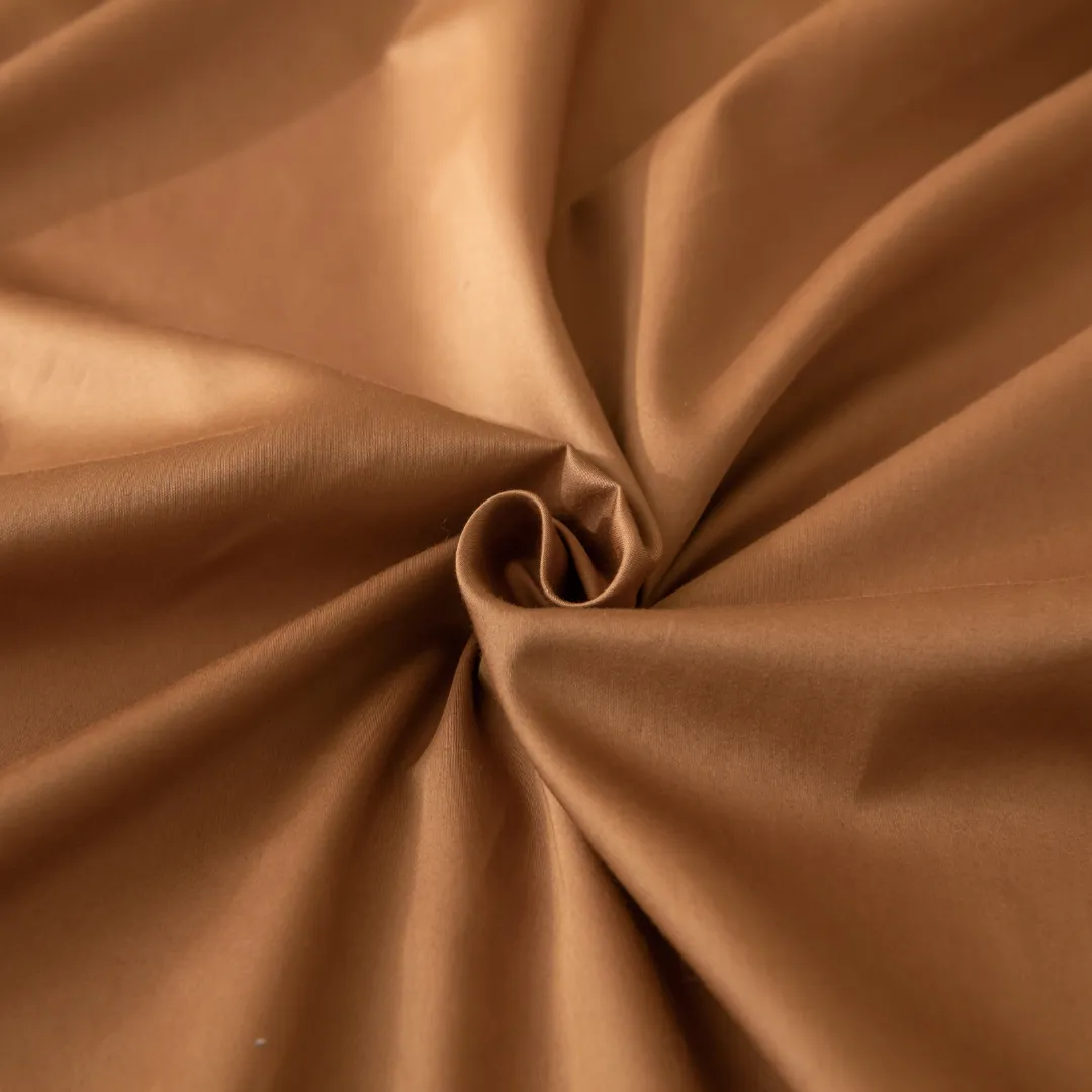 Luxe Cotton Sateen Fitted Sheet - Terracotta - Image 3