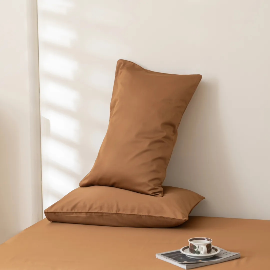 Luxe Cotton Sateen Flat Sheet - Terracotta - Image 5