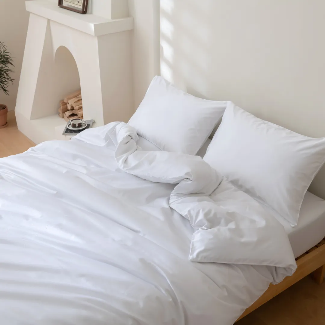 Luxe Cotton Sateen Pillowcase Set - White - Image 4