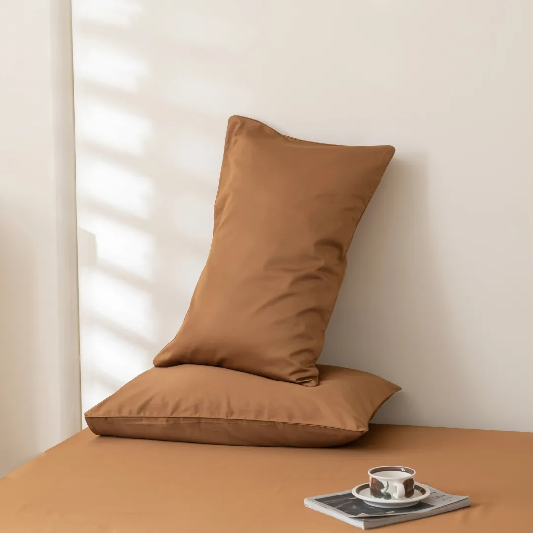 Luxe Cotton Sateen Sheet Set - Terracotta - Image 5